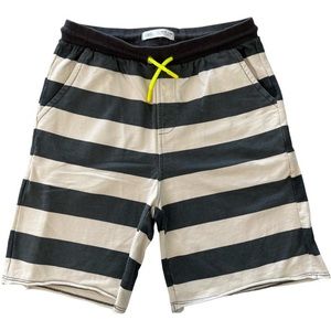 Zara Boys Striped Shorts. Navy and cream. 13-14
